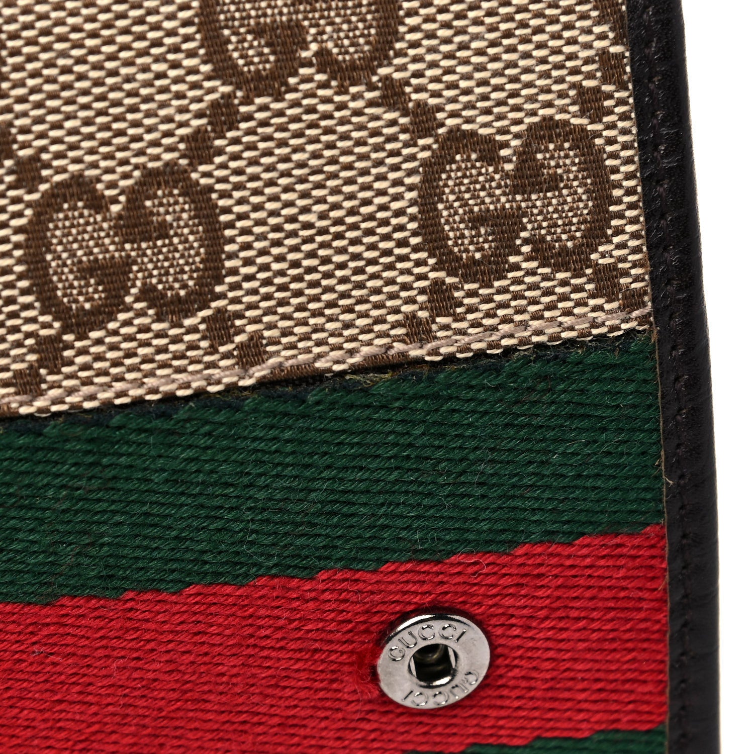 Gucci Monogram Web Small Ring Agenda Brown 8 of 8