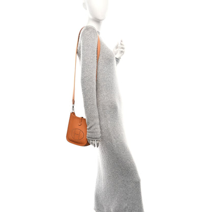 Hermes Taurillon Clemence Evelyne TPM Abricot 2 of 12