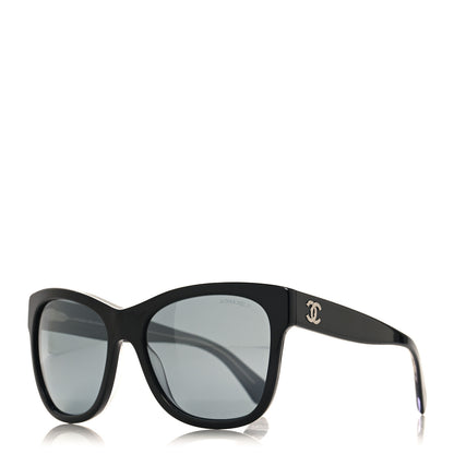 Chanel Acetate Square CC Sunglasses 5380 Black 1 of 7
