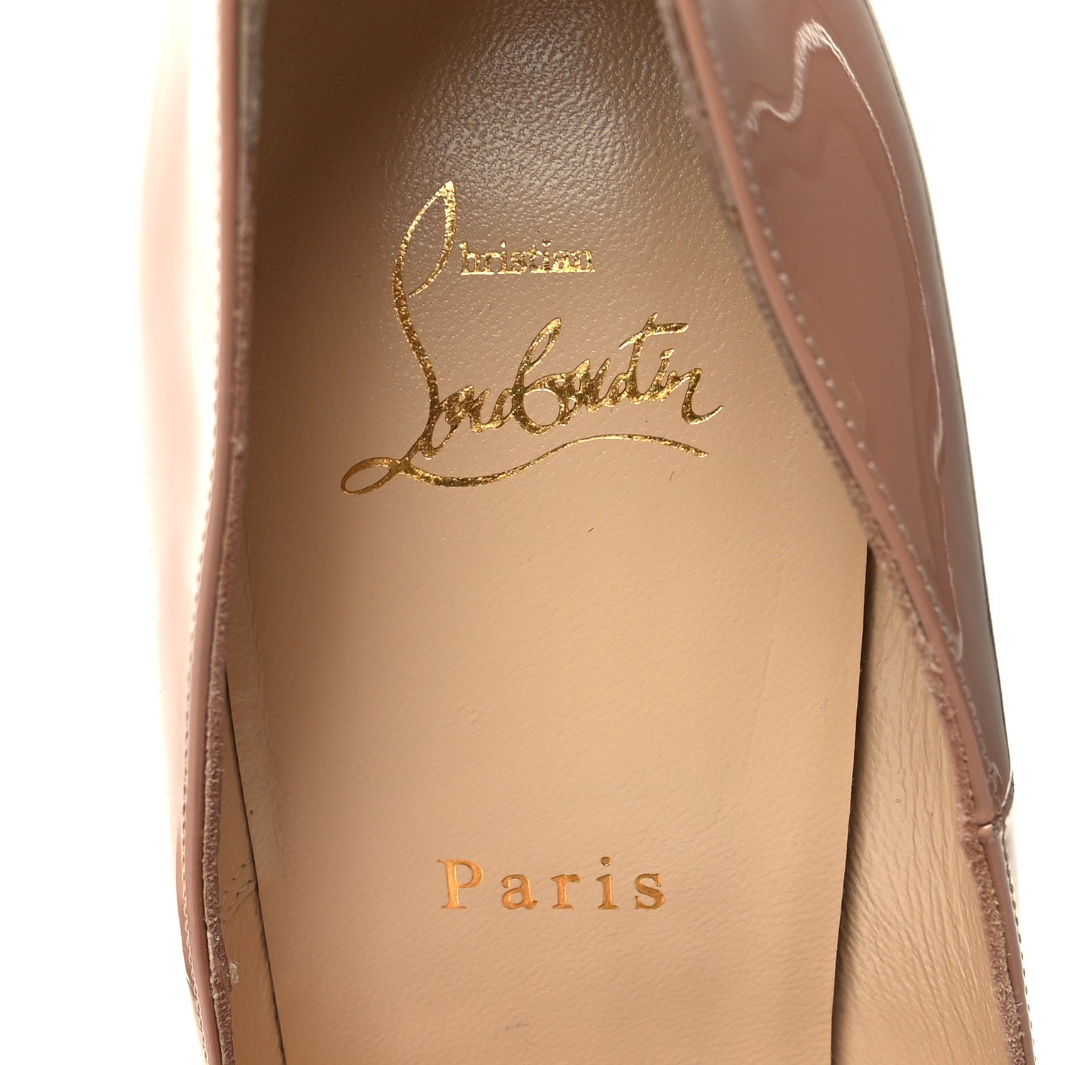 Christian Louboutin Patent So Kate 120 Pumps 41 Nude 7 of 7