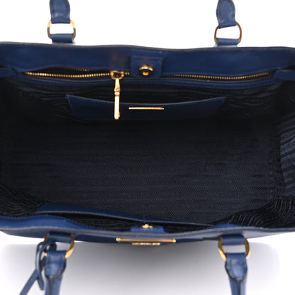 Prada Saffiano Lux Large Tote Bluette 5 of 14