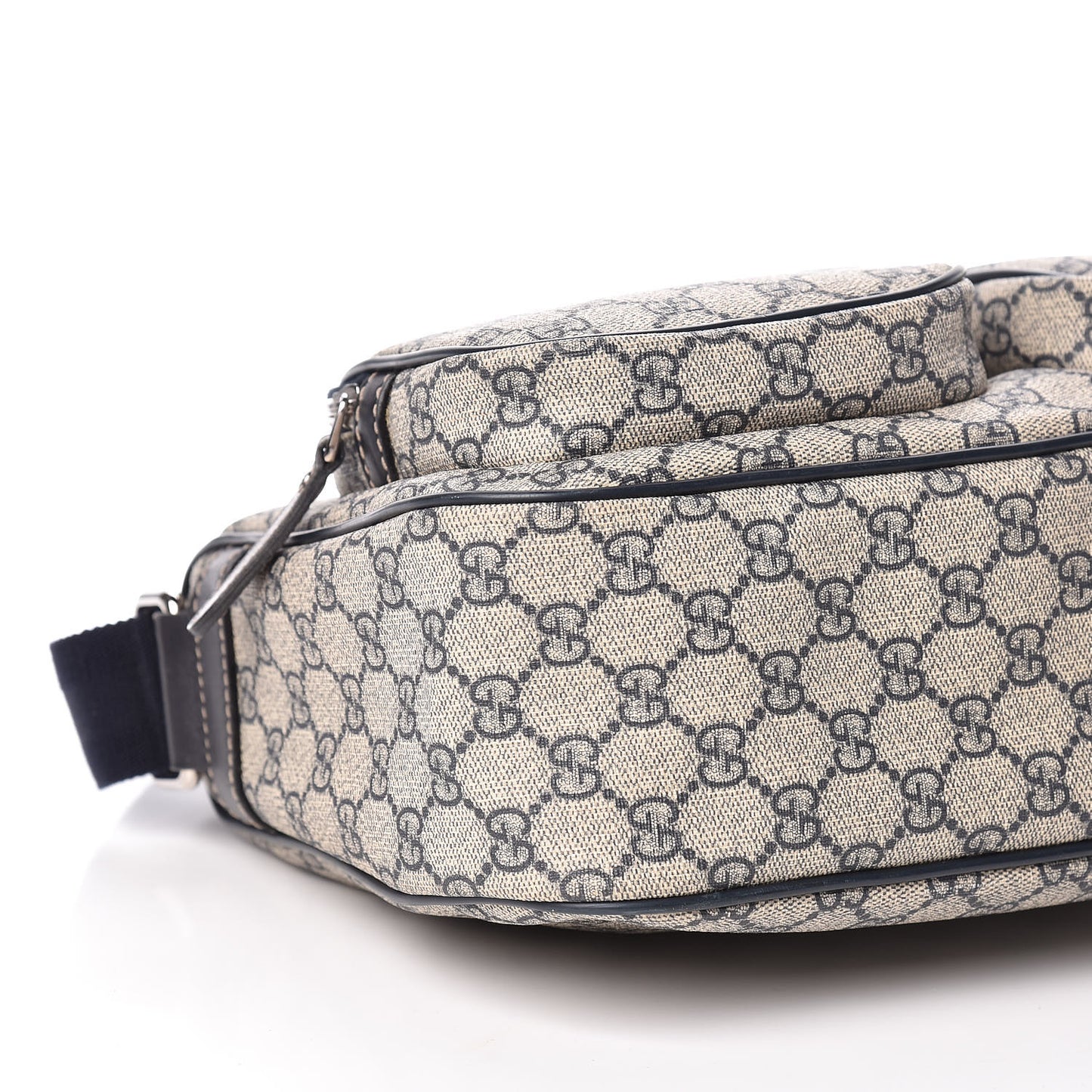 GG Plus Monogram Front Pocket Messenger Navy