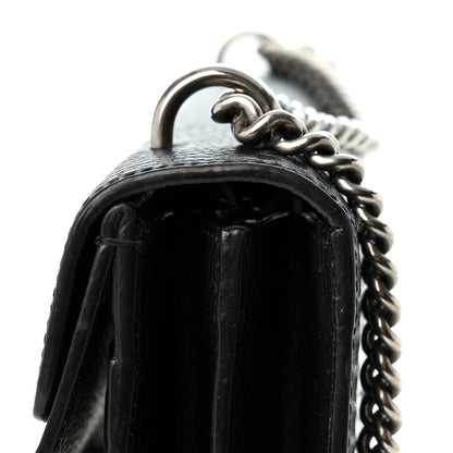 Gucci Pebbled Calfskin Small Dionysus Shoulder Bag Black 12 of 12