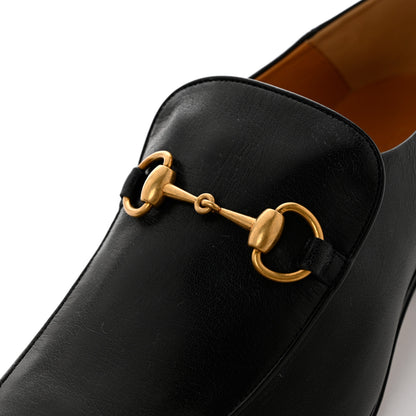 Gucci Goatskin Mens Horsebit Loafers 8 Black 12 of 13
