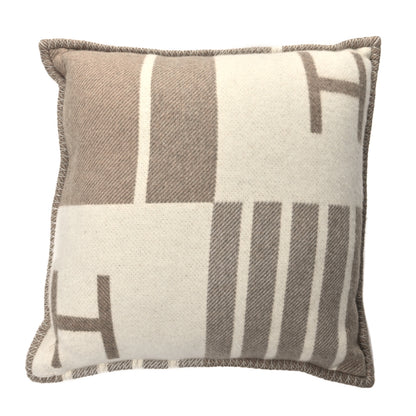 Hermes Wool Cashmere Avalon Vibration Pillow PM Coco Camomille 2 of 3