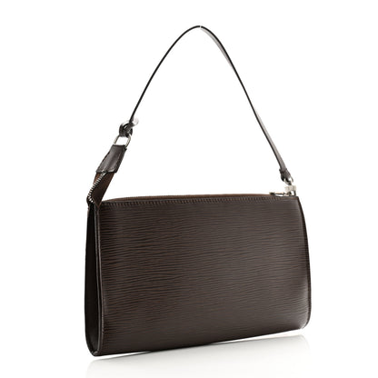 Louis Vuitton Epi Pochette Accessories 24 Moka 3 of 9