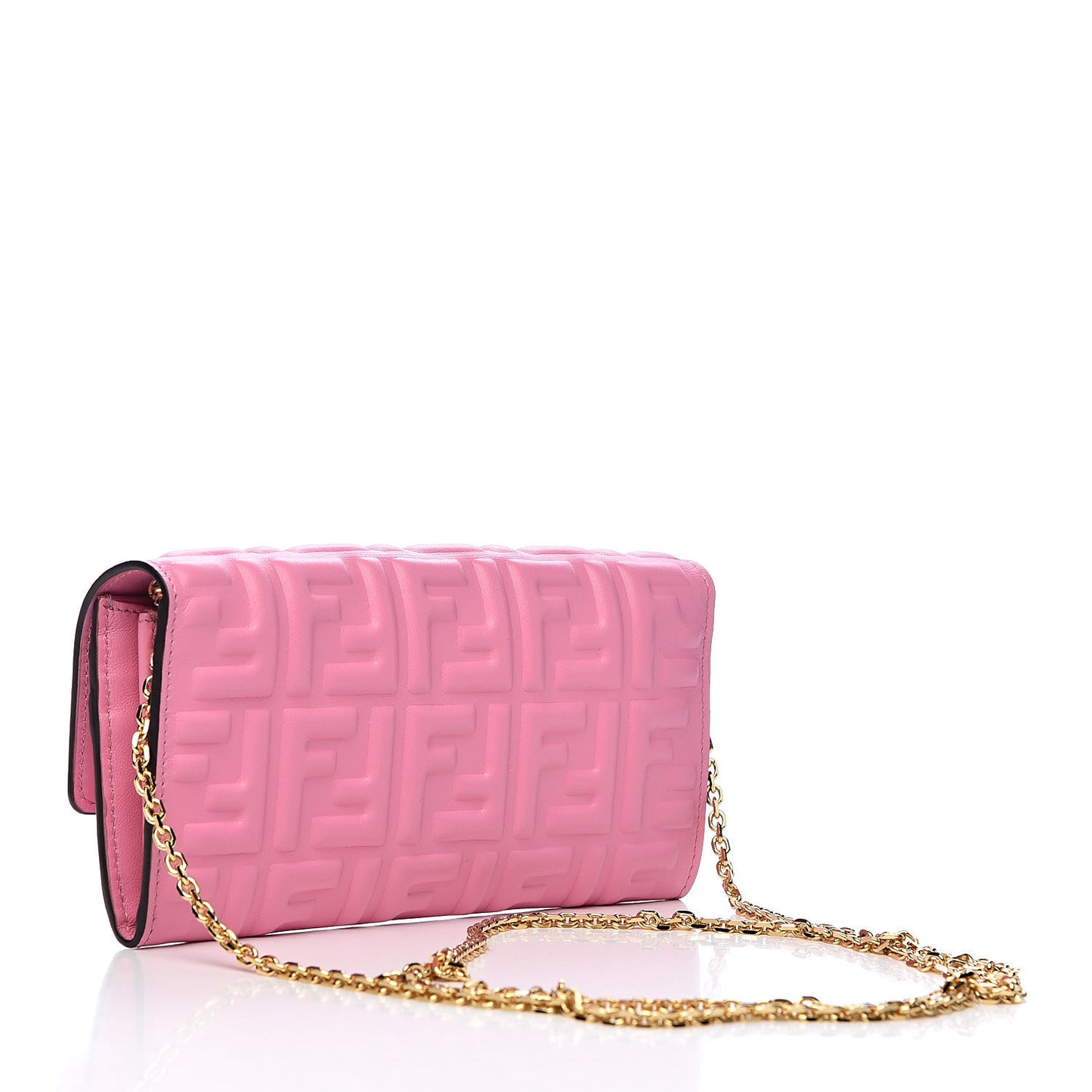 Nappa Matisse FF Embossed Continental Wallet On Chain Lollypop