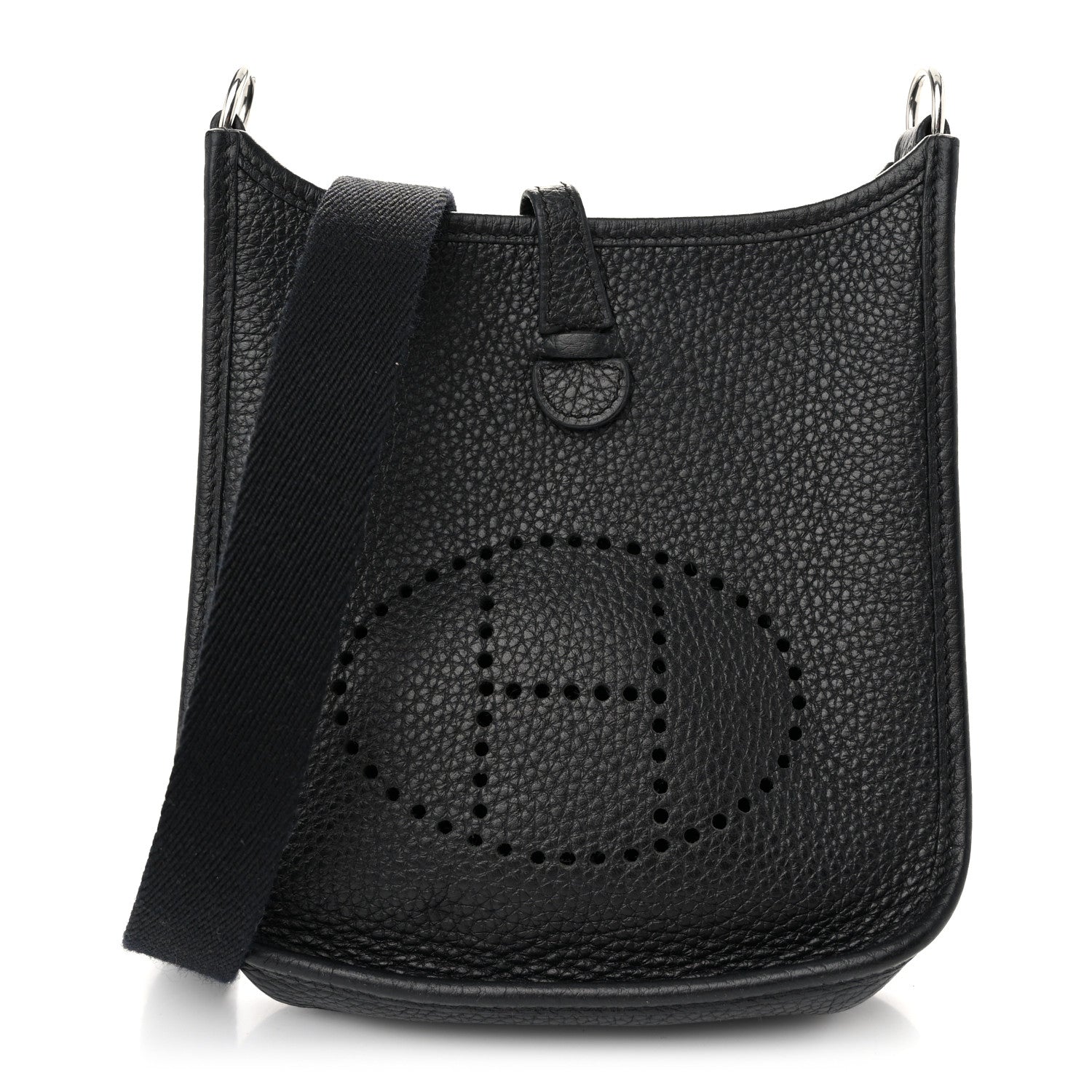 Hermes Taurillon Clemence Evelyne TPM Black 1 of 10