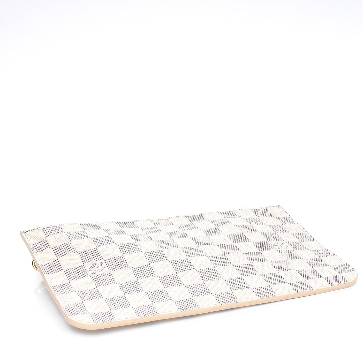 Louis Vuitton Damier Azur Neverfull MM GM Pochette Rose Ballerine 4 of 7