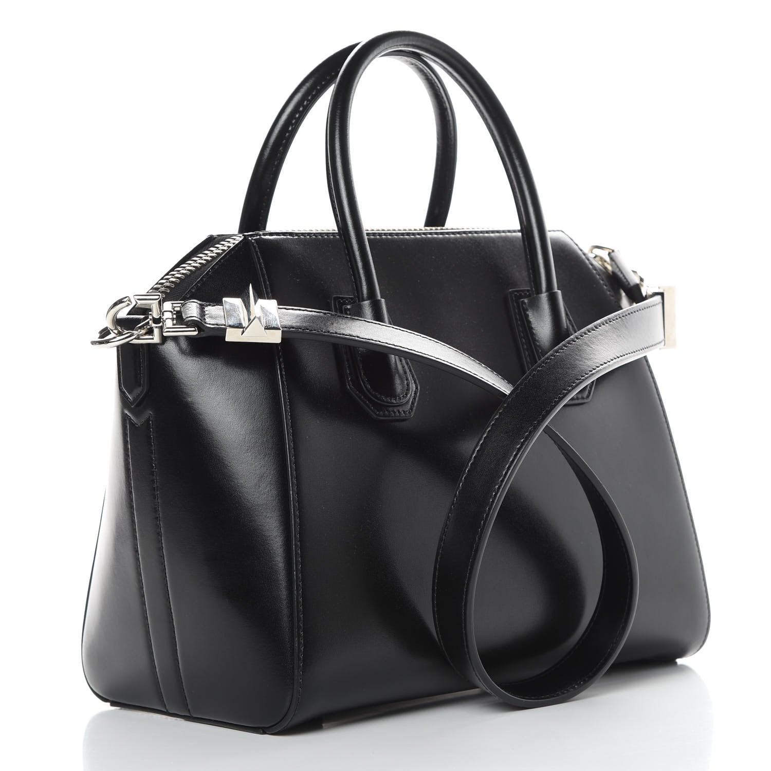 Givenchy Shiny Lord Calfskin Small Antigona Black 3 of 11