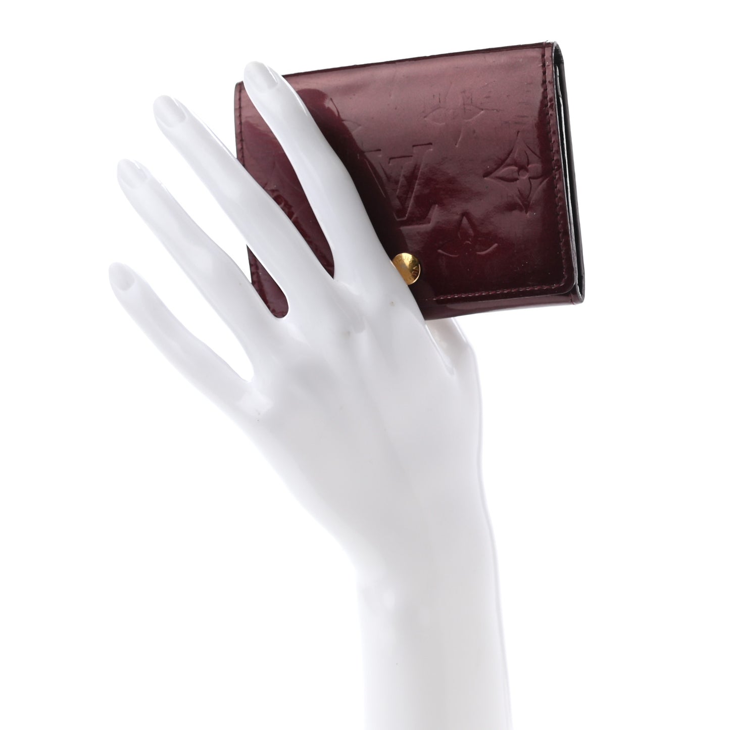 Vernis Business Card Holder Rouge Fauviste
