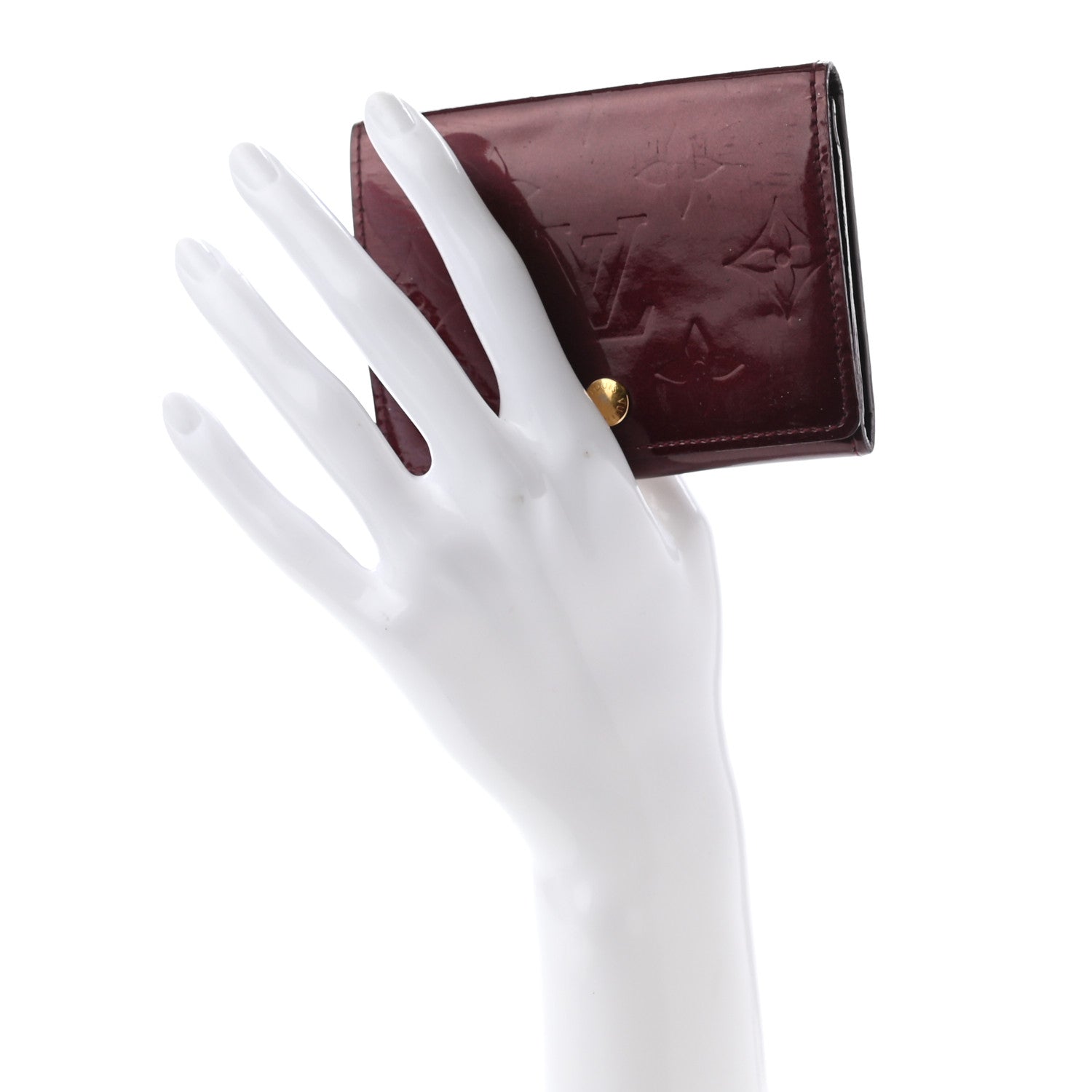 Louis Vuitton Vernis Business Card Holder Rouge Fauviste 2 of 8