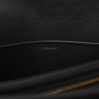 Celine Shiny Calfskin Large Triomphe Black 6 of 11