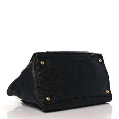 Prada Vitello Daino Shopping Tote Black 3 of 8