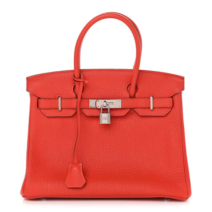 Hermes Togo Birkin 30 Capucine 1 of 11