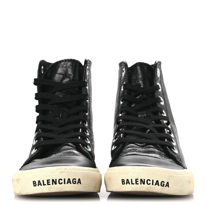 Balenciaga Agneau Arena Womens Paris High Top Sneakers 39 Black 3 of 11