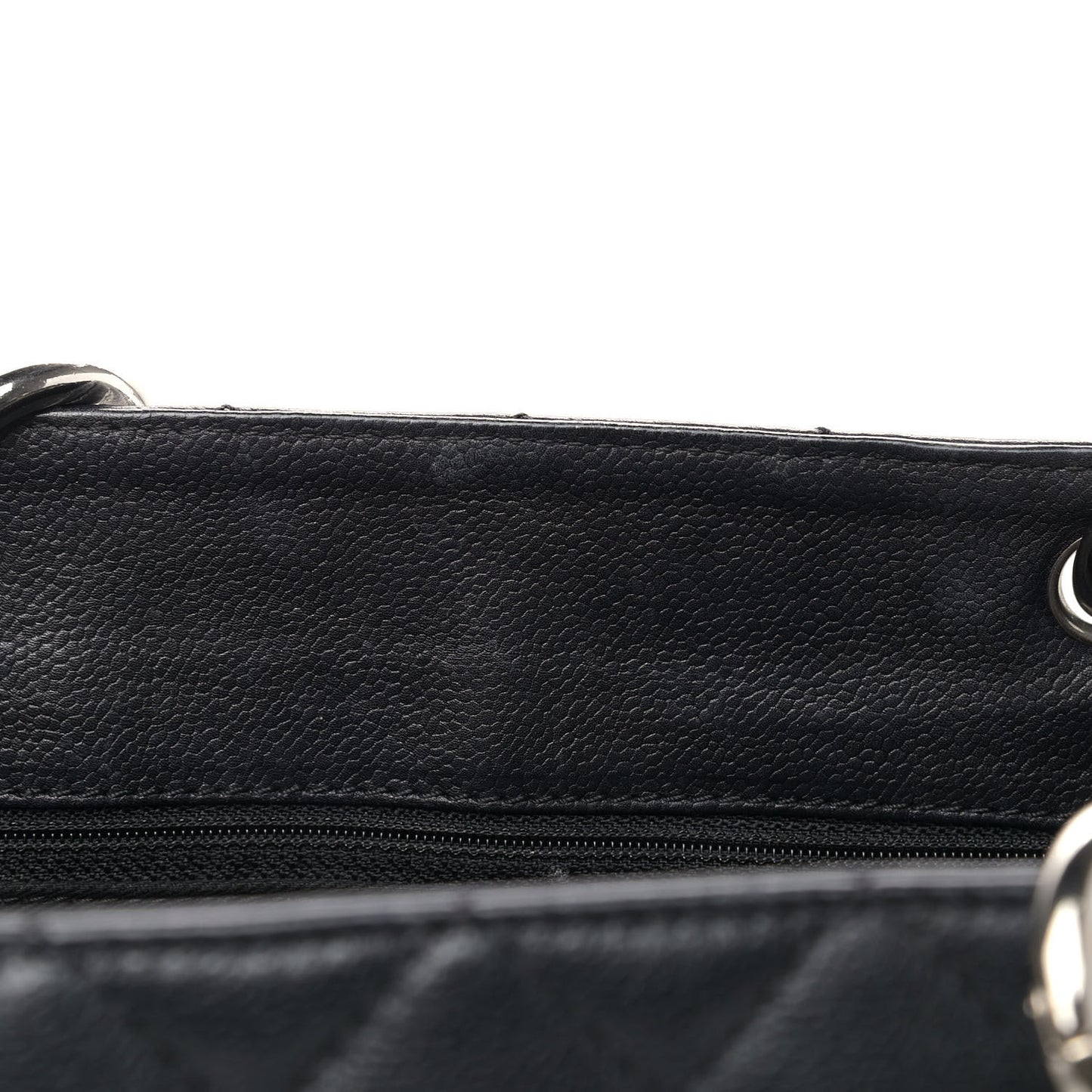 Caviar Quilted Grand Shopping Tote GST Black