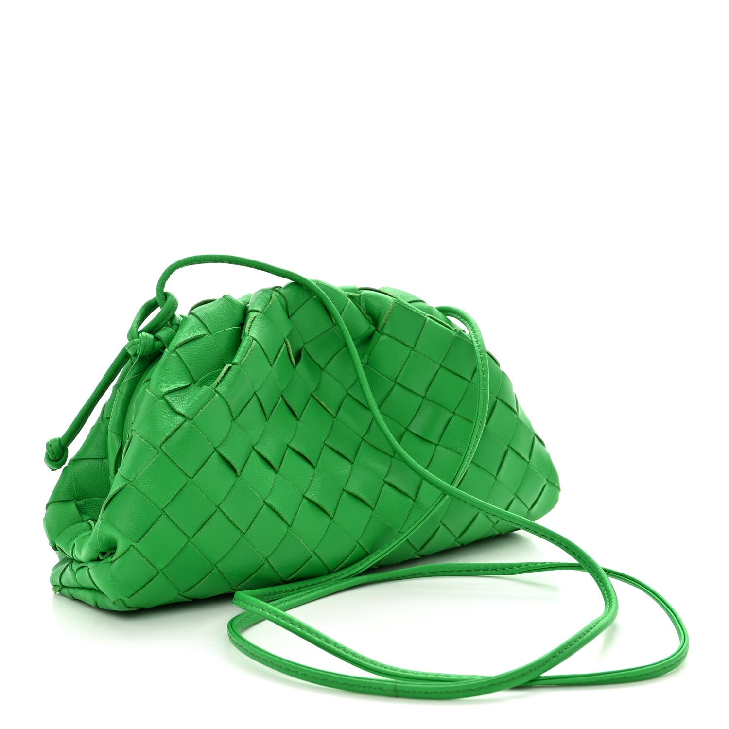 Bottega Veneta Nappa Intrecciato The Mini Pouch Clutch Parakeet 3 of 10
