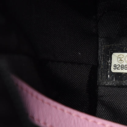Chanel Calfskin Quilted Large Cambon Tote Pink Black 7 of 11