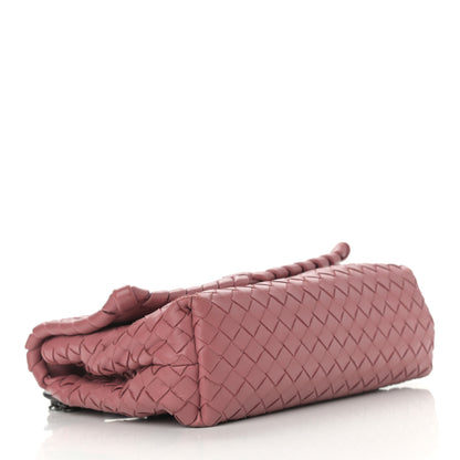 Bottega Veneta Nappa Intrecciato Baby Olimpia Shoulder Bag Rose Pink 4 of 9