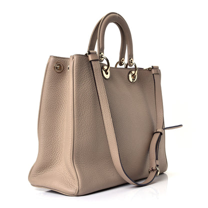 Christian Dior Bullcalf Large Diorissimo Tote Beige Petale 2 of 4