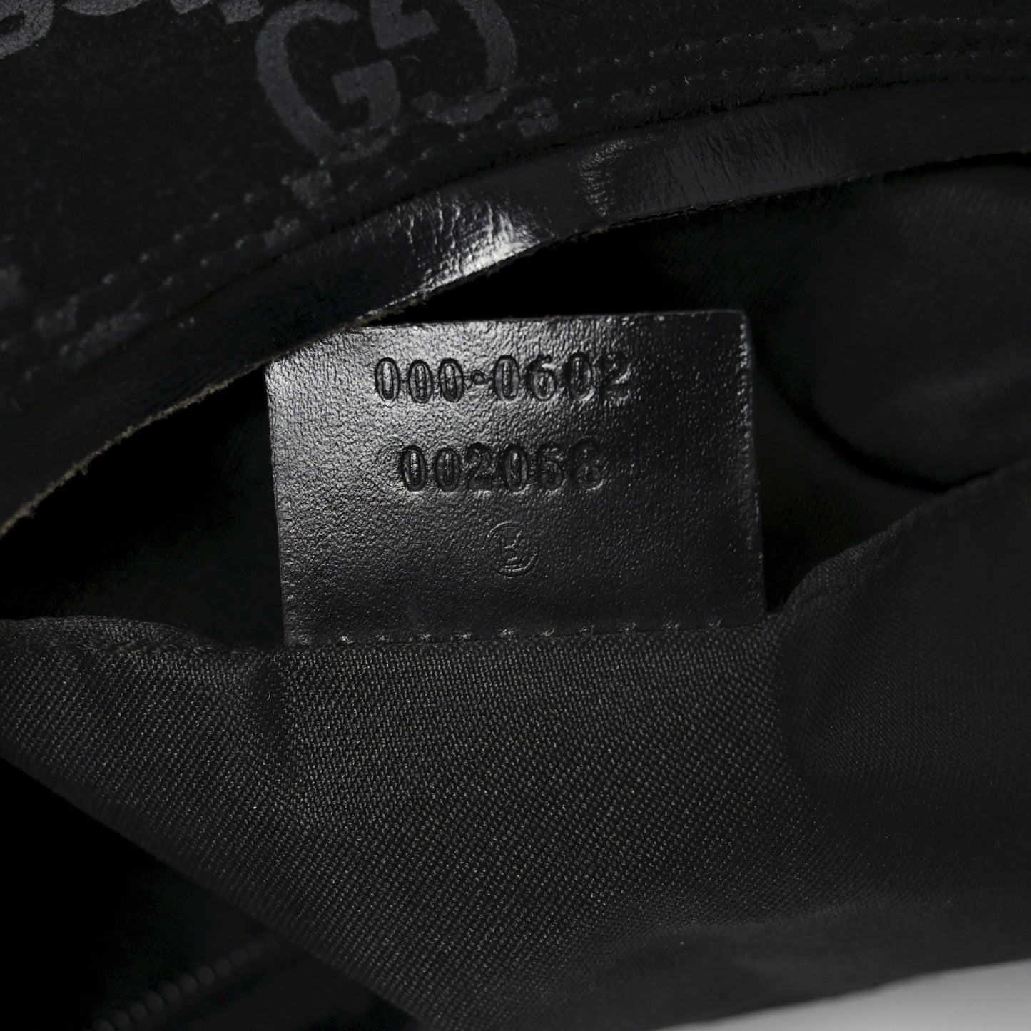 Suede Monogram Hobo Black
