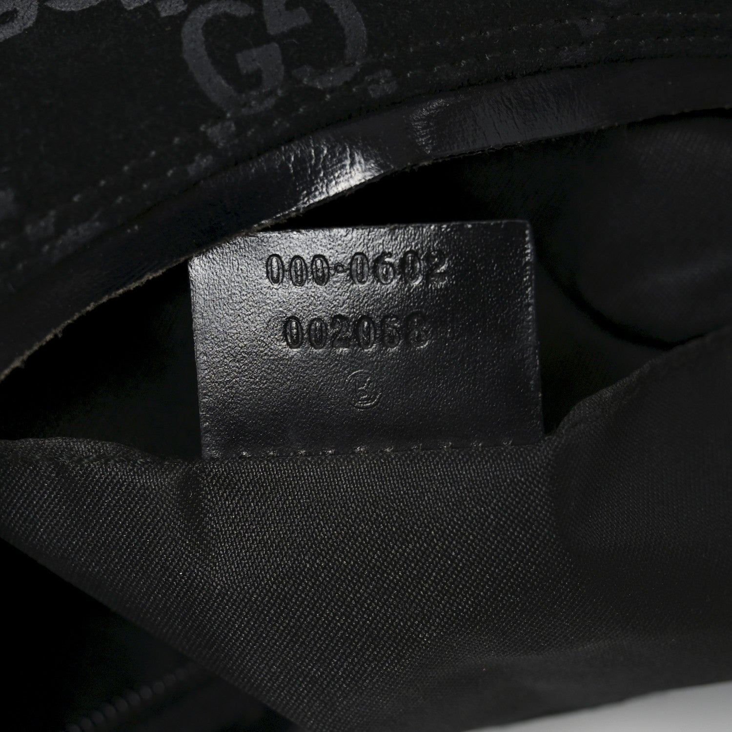 Gucci Suede Monogram Hobo Black 7 of 10