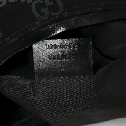 Gucci Suede Monogram Hobo Black 7 of 10