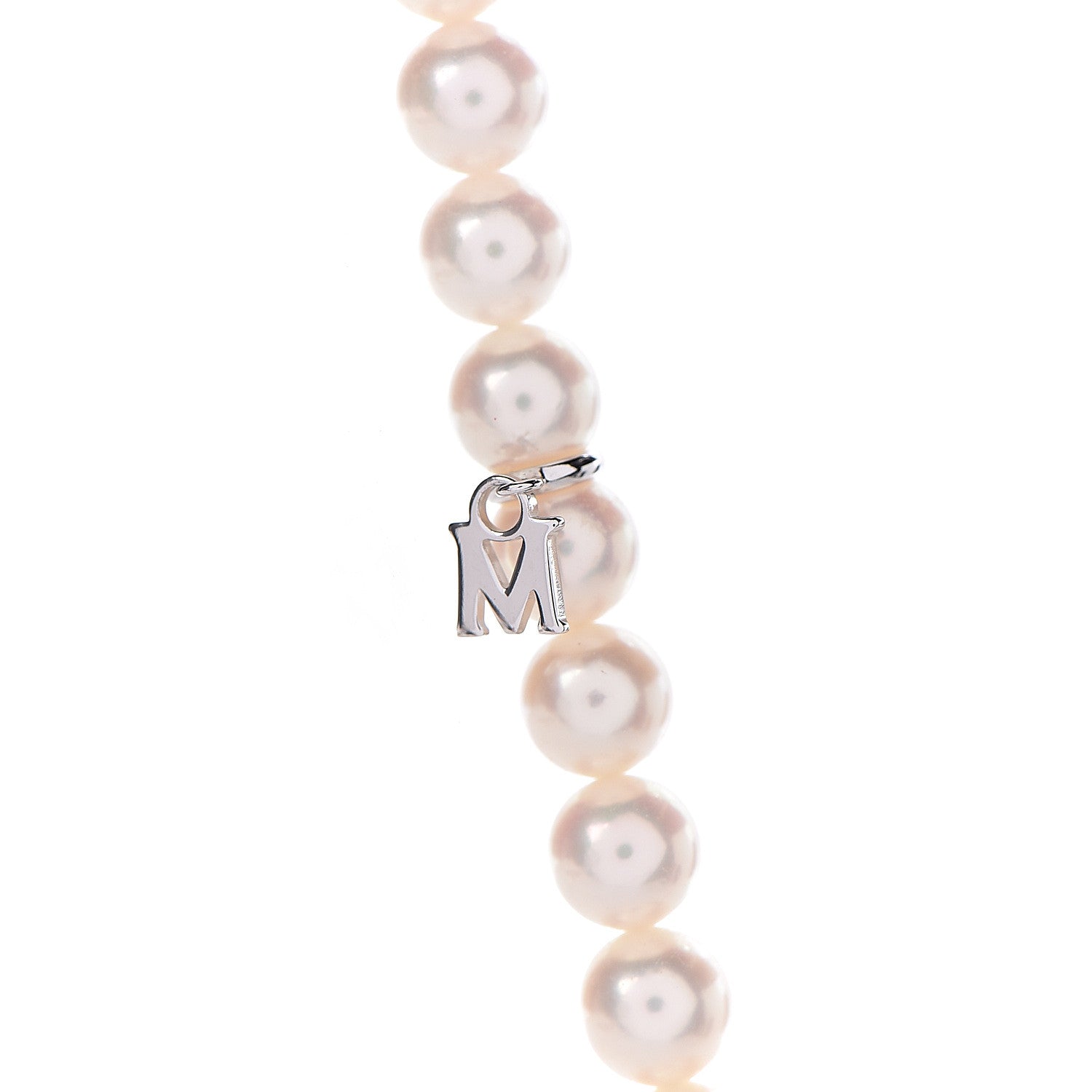 Mikimoto 14K White Gold 6-6.5mm Akoya Pearl Strand Necklace 28 4 of 7