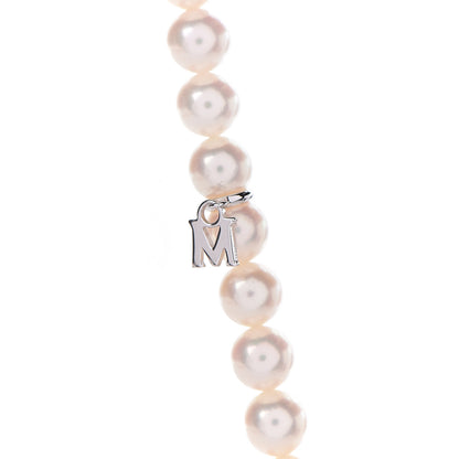 Mikimoto 14K White Gold 6-6.5mm Akoya Pearl Strand Necklace 28 4 of 7