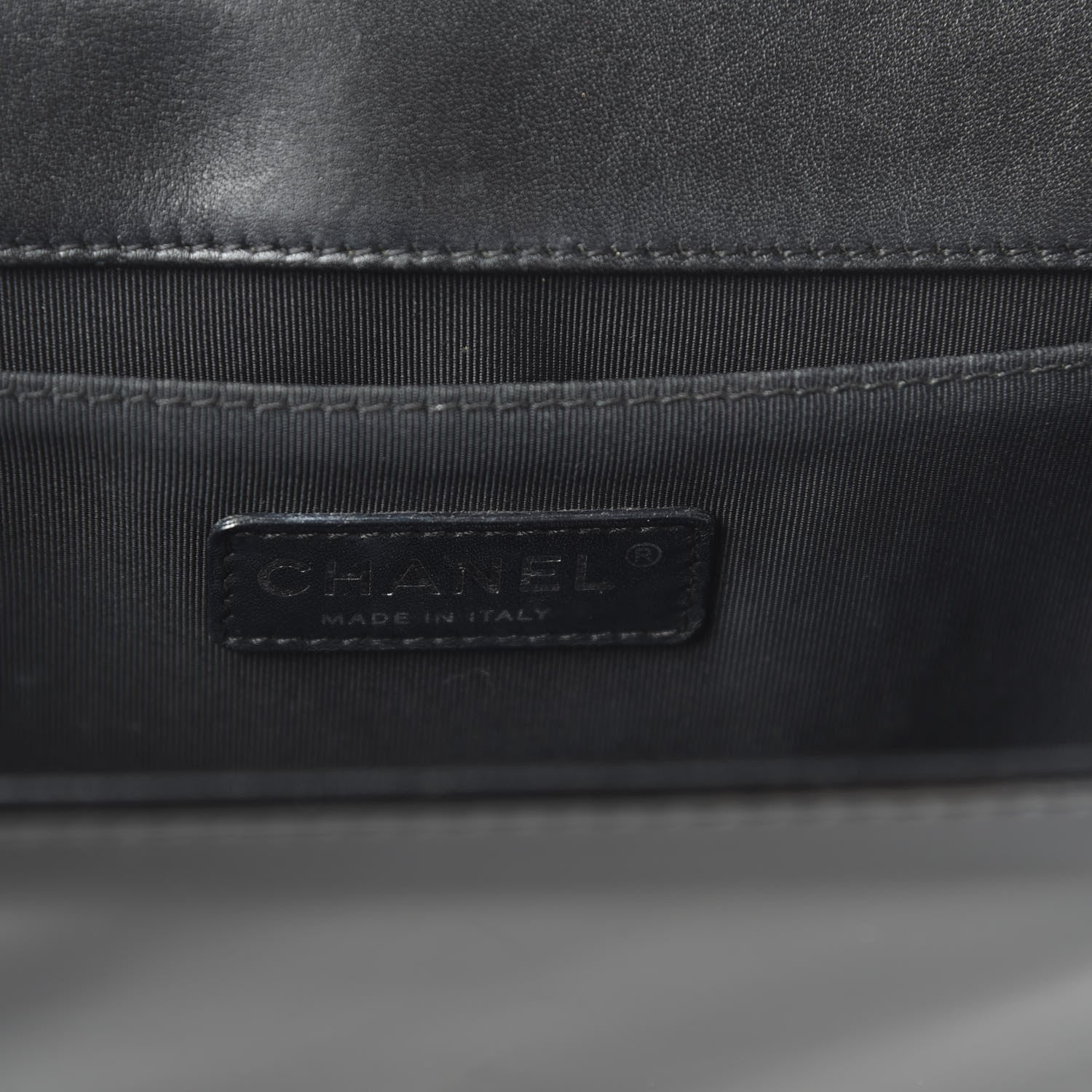 Chanel Patent Calfskin Quilted Medium Boy Flap Black 8 of 10