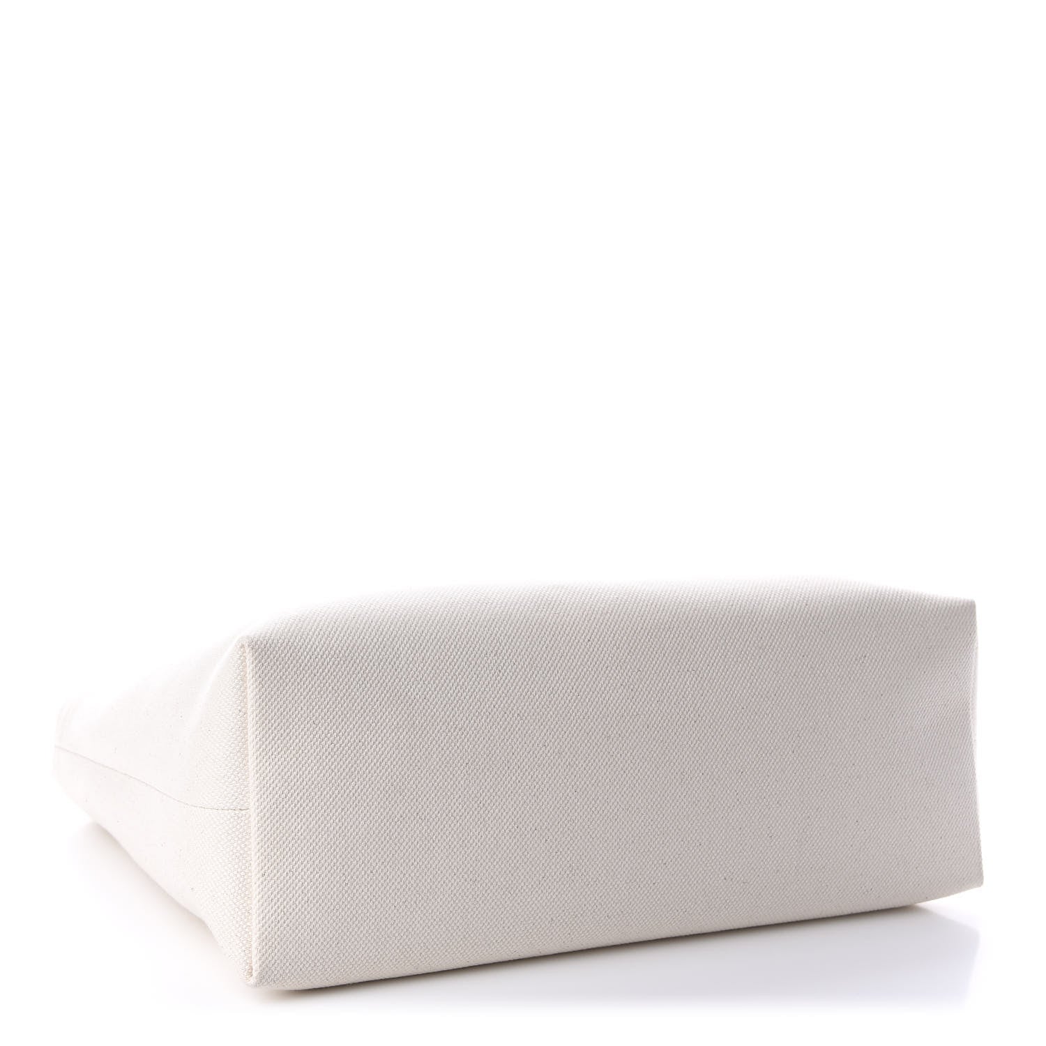 Celine Canvas Calfskin Horizontal Cabas Natural Tan 4 of 9