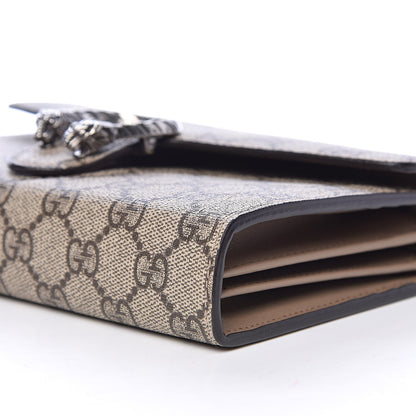 Gucci GG Supreme Monogram Mini Dionysus Chain Wallet Beige Taupe 9 of 13