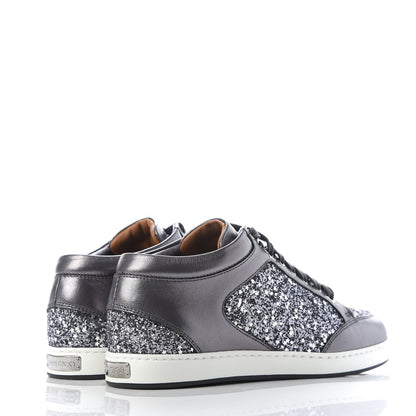 Jimmy Choo Glitter Miami Sneakers 36 Grey 4 of 10