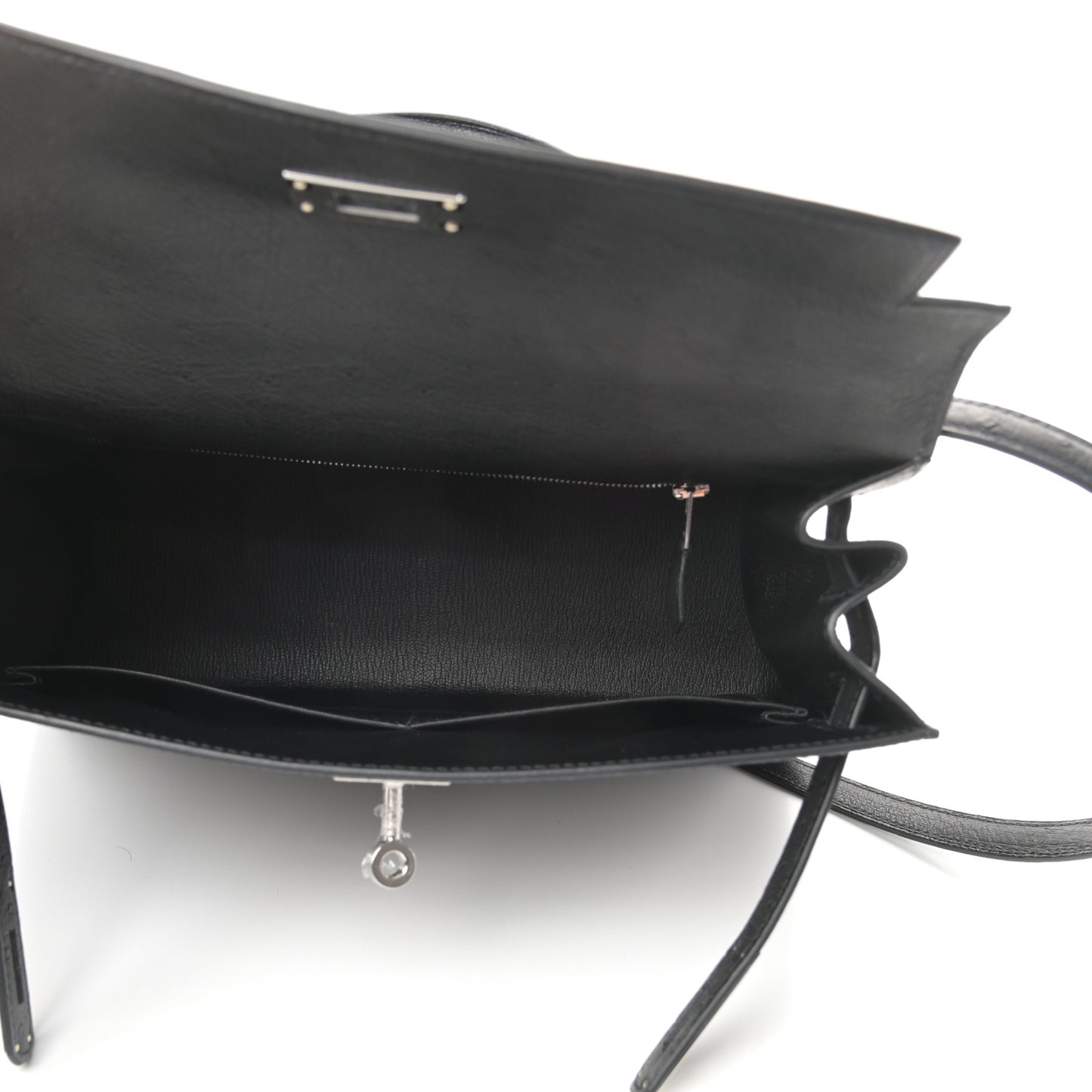 Ostrich Kelly Sellier 28 Black