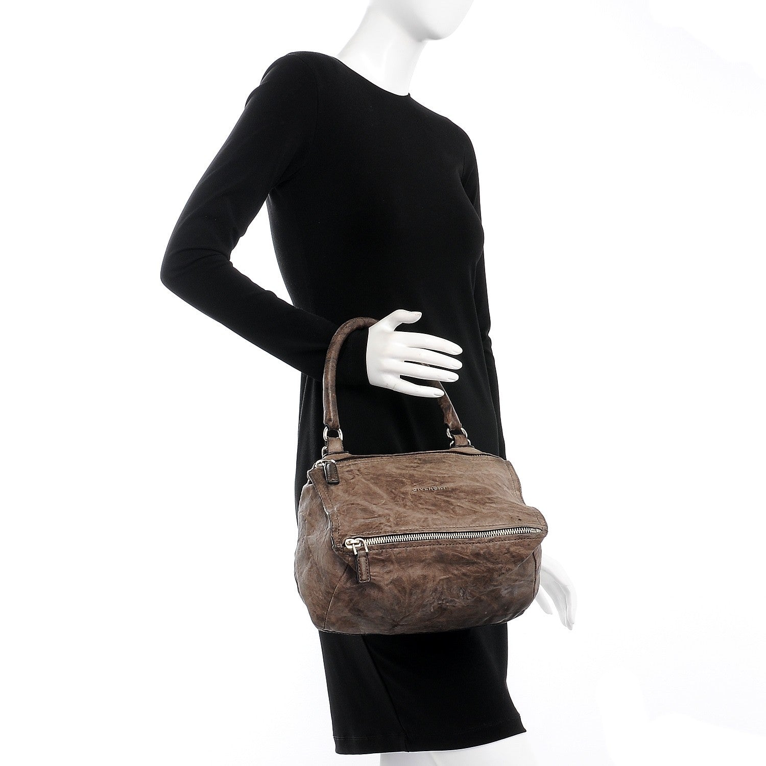Givenchy Tumbled Sheepskin Small Pandora Grey 3 of 15