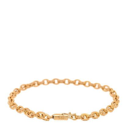 Chrome Hearts 22K Yellow Gold Paperclip Bracelet 2 of 4