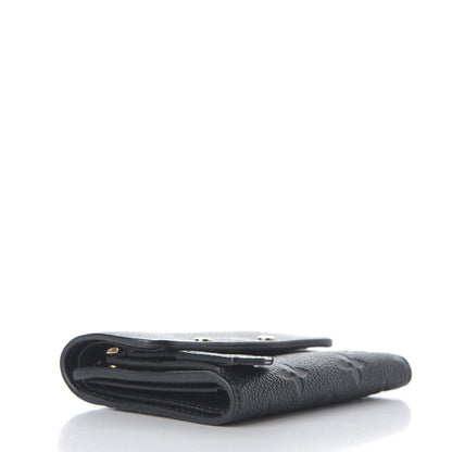 Louis Vuitton Empreinte Pont-Neuf Compact Wallet Black 4 of 10