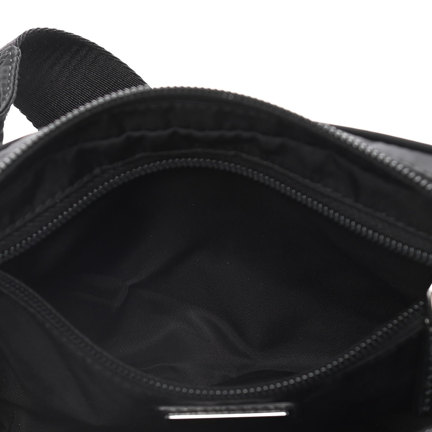 Prada Tessuto Nylon Saffiano Belt Bag Black 6 of 18