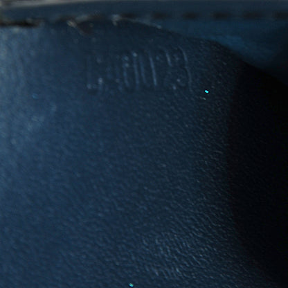Louis Vuitton Mat Monogram Elise Wallet Blue 7 of 7