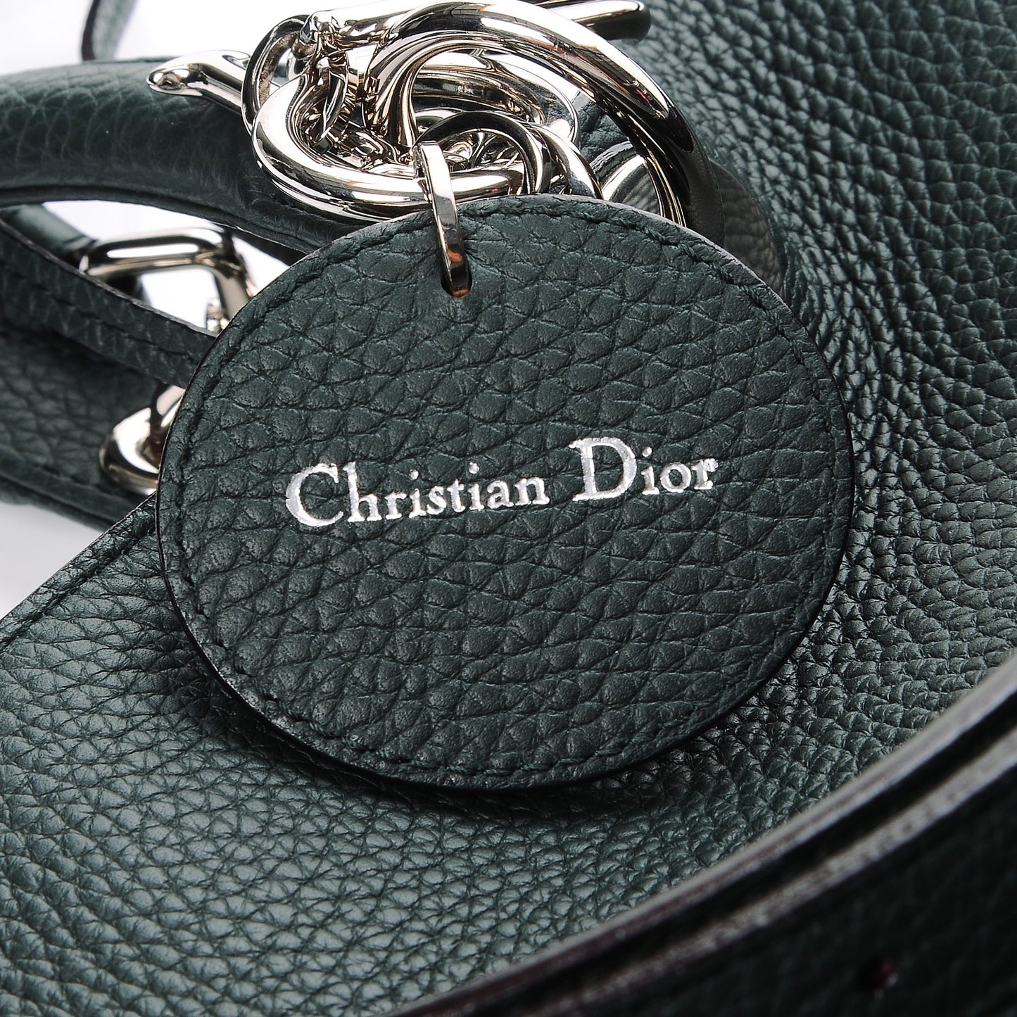 Bullcalf Medium Diorissimo Tote Dark Green