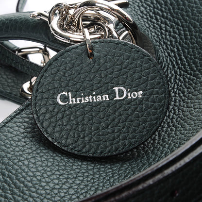 Christian Dior Bullcalf Medium Diorissimo Tote Dark Green 12 of 14