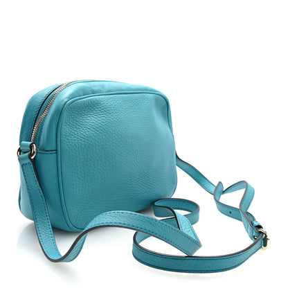 Gucci Pebbled Calfskin Small Soho Disco Bag Deep Cobalt 3 of 10