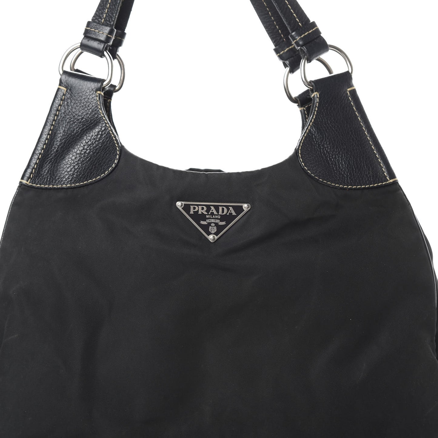 Tessuto Nylon Hobo Black