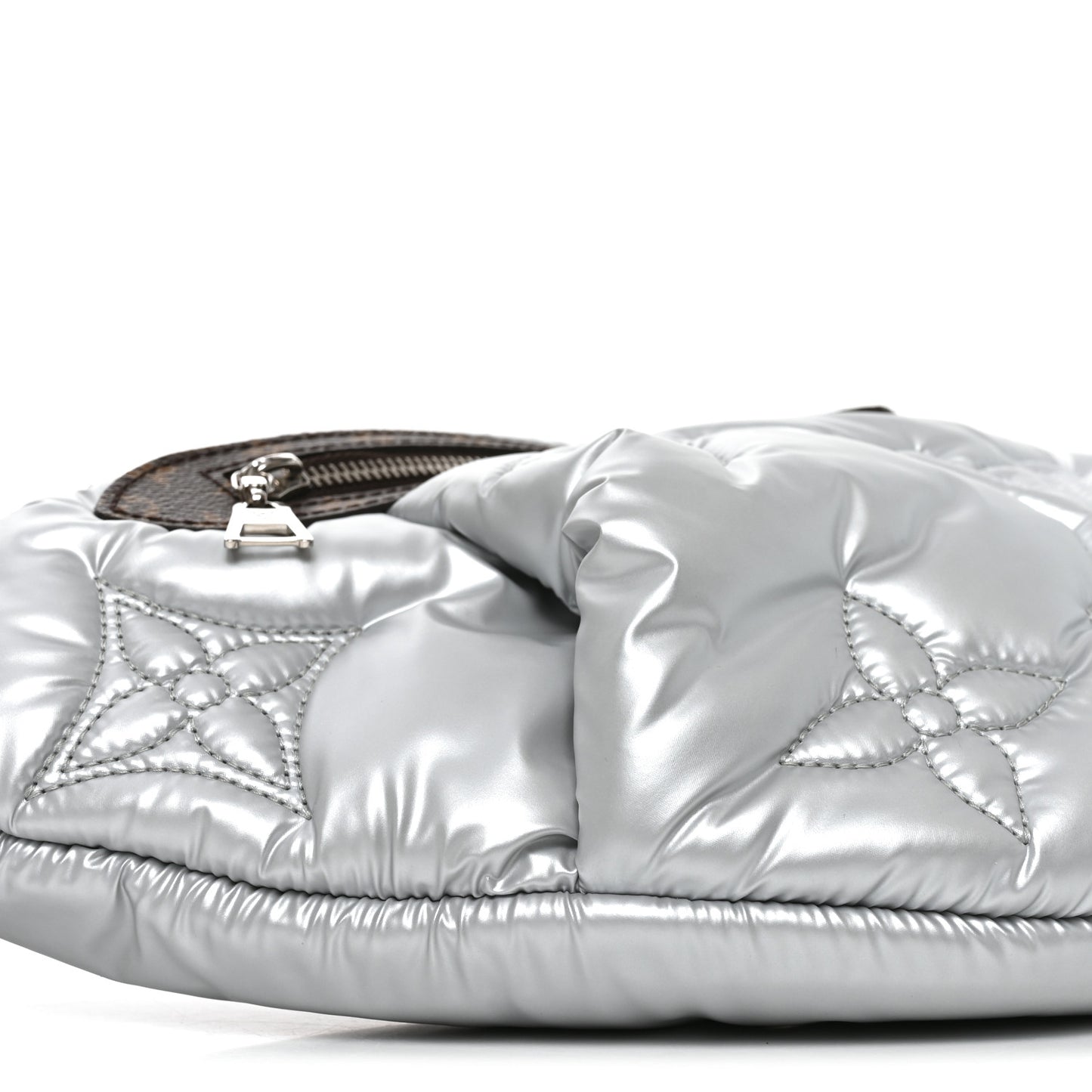 Econyl Monogram Pillow Bumbag Silver