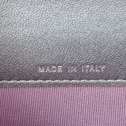 Chanel Iridescent Lambskin Quilted Reissue Flap Card Holder Light Purple 7 of 9