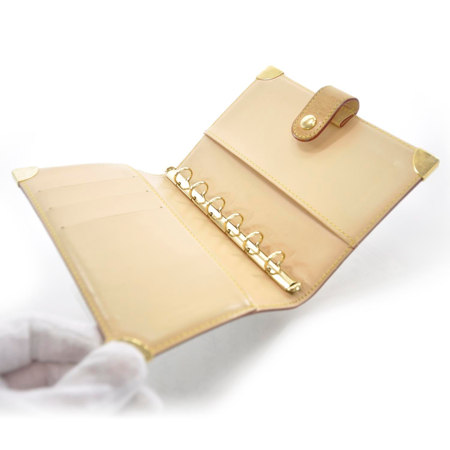 Louis Vuitton Monogram Multicolor Small Ring Agenda Cover White 5 of 7