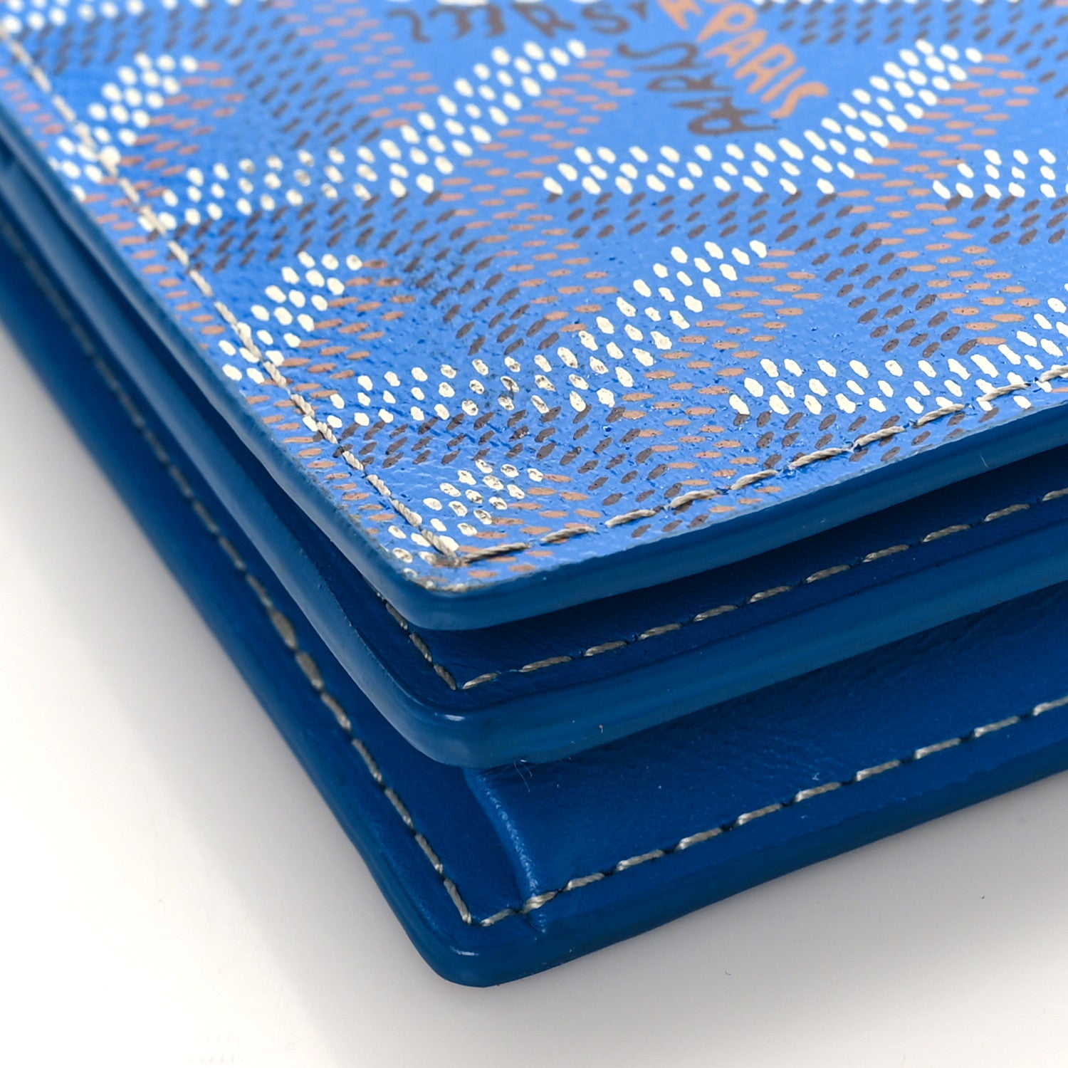 Goyard Goyardine Richelieu Wallet Sky Blue 8 of 10