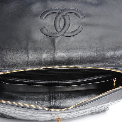 Chanel Patent Quilted Flap Backpack Black 9 of 9