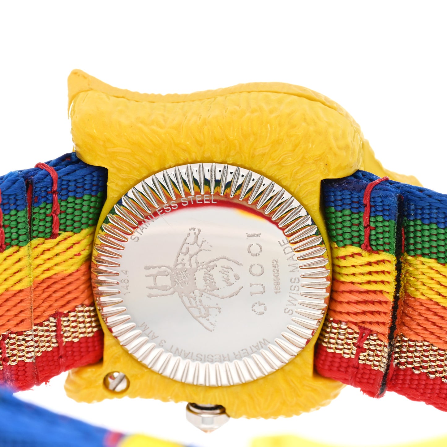 Stainless Steel Nylon 32mm Le Marche Des Merveilles Tiger Quartz Watch Yellow